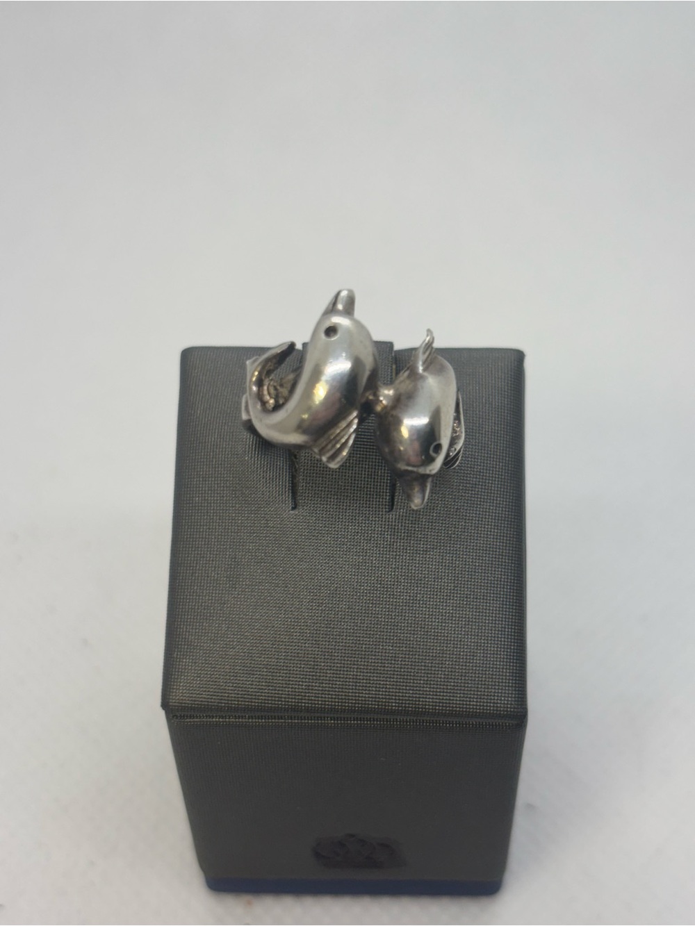 Sterling silver 925 vintage dolphin ring. Sz 5.5